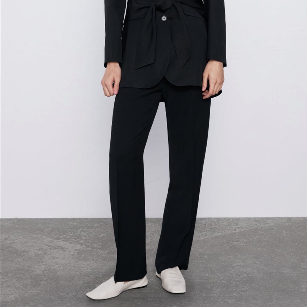 NWT Wide Leg Black Trousers